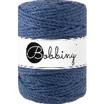 Bobbiny 3PLY Macramé Rope 5 mm 100 m Jeans юта (TX-E033)