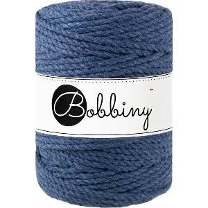 Bobbiny 3PLY Macramé Rope 5 mm 100 m Jeans юта (TX-E033)