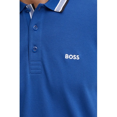 BOSS Green тениска с яка мъжка от памук Paddy (50469055)