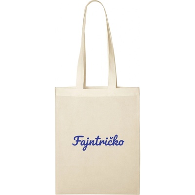 Fajntričko Textilná taška Fajntričko Malá natural 37 x 28 cm