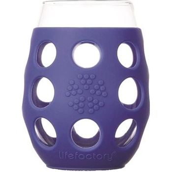 Lifefactory sklenice na víno 325ml cobalt 2ks