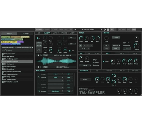 TAL SOFTWARE Sampler