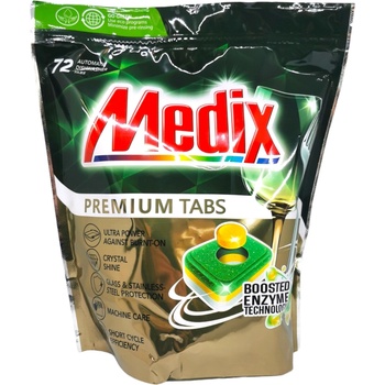 MEDIX таблетки за съдомиялна машина, Premium, 72 броя