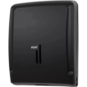Simex Диспенсър за сгънати хартиени кърпи за ръце Simex (Цвят: Черен) (6062)