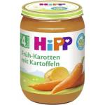 Hipp Био зеленчуково пюре Hipp - Ранни моркови и картофи, 190 g (4110) - baby