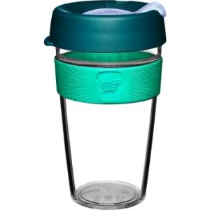 KeepCup Clear - 454, Green Eventide (CCEVEN16)