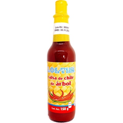 Lol Tun Salsa Chile de Arbol 140 ml