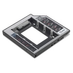 ASSMANN Монтажен адаптор за 2.5" SSD-HDD към CD- DVD- Blu-ray на лаптоп, до 12.7 мм