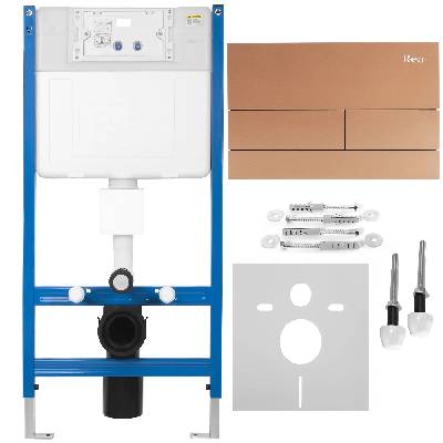 КОМПЛЕКТ СТЕЛАЖ ЗА ВГРАЖДАНЕ K011A-Q T Brush Copper/Rose Gold (KPL-E0053)