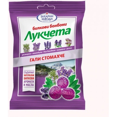Lukceta Bylinné bonbony žaludek 85 g