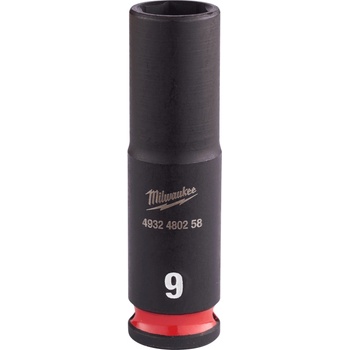 MILWAUKEE Nástrčný kľúč 1/4" - Hex 9 SHOCKWAVE predĺžený