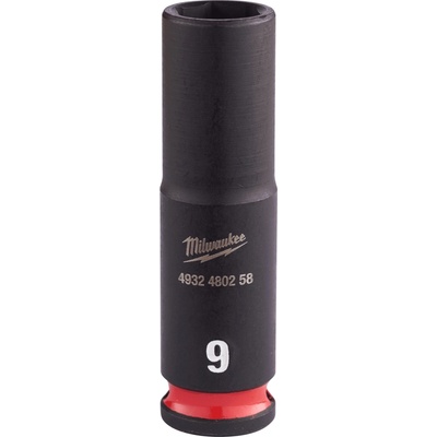 MILWAUKEE Nástrčný kľúč 1/4" - Hex 9 SHOCKWAVE predĺžený