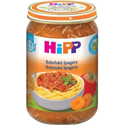 HiPP Príkrm zeleninovo-mäsový Bio Bolonské špagety 250g