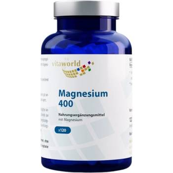 Image 1 of vitaworld Magnesium 400 | as Magnesium Oxide [120 капсули]