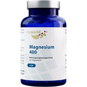 vitaworld Magnesium 400 | as Magnesium Oxide [120 капсули]