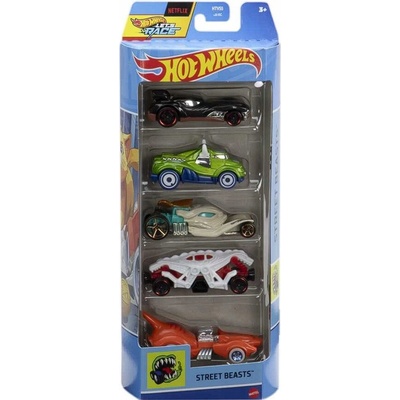 Mattel Hot Wheels Street Beasts 5-balení HTV55