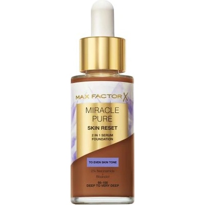 Miracle Pure Skin Reset 2in1 Serum Foundation сатенен матов фон дьо тен със средно покритие 30 ml нюанс 95-100 Deep To Very Deep