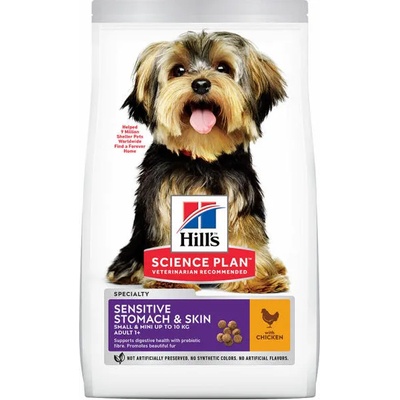 Hill's Science Plan Canine Adult Small&Mini Sensitive Stomach & Skin 3 kg