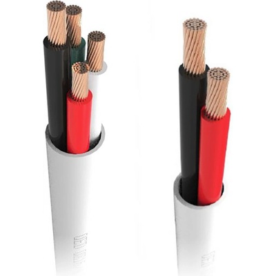 QED Кабел qed qx16/2 - бял - за 1м (qe4130)