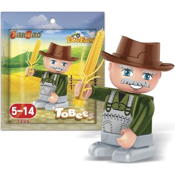 BanBao Конструктор, Banbao, Мини фигури, Фермер, 4 см (B7226)