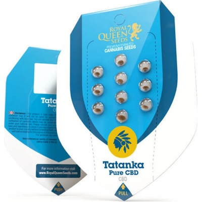 Royal Queen Seeds Tatanka Pure CBD semienka neobsahujú THC 3 ks