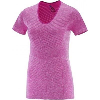 Salomon Elevate Seamless SS Tee rose violet dámský