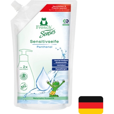 Frosch tekuté mýdlo náplň Sensitiv Panthenol 500 ml