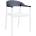 Siesta Exclusive SI-Стол CARMEN(059)-White/Black Transparent (014279)