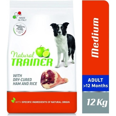 Natural Trainer Medium Adult PROSCIUTTO A RYŽA 2x 12 kg