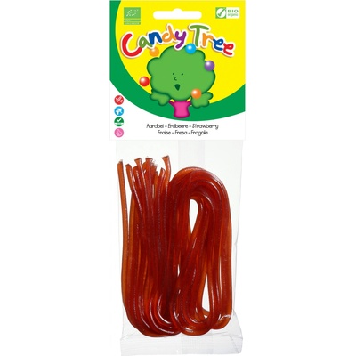 Candy Tree BIO provázky s příchutí jahod 75 g