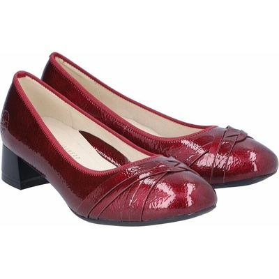 Rieker 45068-35 červená – Zboží Mobilmania