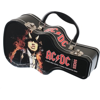 Perri´s socks Подаръчна кутия (комплект чорапи 3 чифта) ac/dc - guitar - perri´s socks - acf370-068-o-m