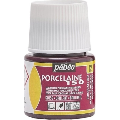 Pébéo Porcelaine 150 Боя за порцелан Etruscan Red 45 ml 1 бр (024-012)