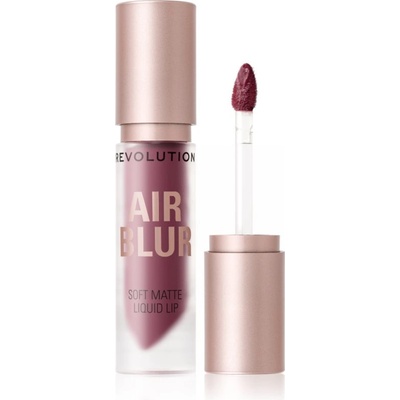 Revolution Beauty Air Blur Liquid Lipstick леко течно матиращо червило цвят Black Cherry 3.5ml