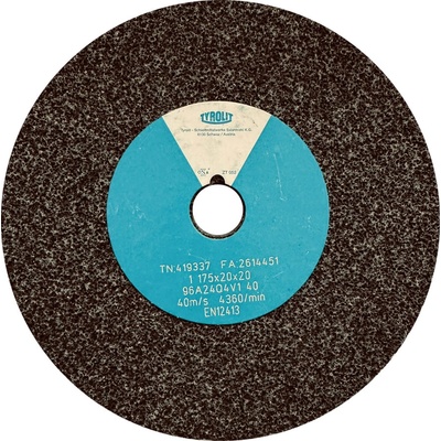 Tyrolit Brusný kotouč plochý 175 x 20 x 20 mm 96A24Q4V40 T419337