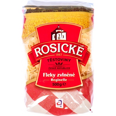 Rosické těstoviny Fleky zvlněné bezvaječné 0,5 kg