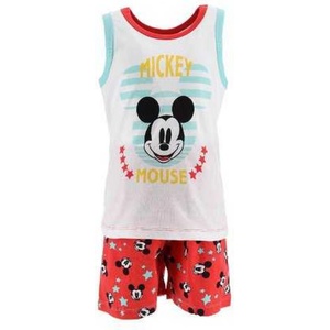 Setino Летен плажен комплект Mickey, бял Размер - деца: 128