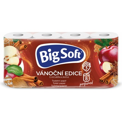 Big soft vánoční edice 3-vrstvý 8 ks – Zboží Dáma