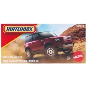 Mattel Matchbox: Малка кола в хартиена кутия 2020 Land Rover Defender 90