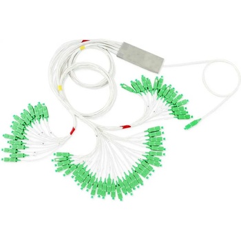 Conneu Оптичен PLC сплитер 1х64 с SC-APC конектори, Blockless, Conneu (CNPLC-164-SCA1-SCA1-BL)