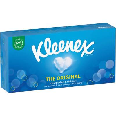 Kleenex The Original papírové kapesníky 3-vrstvé 72 ks