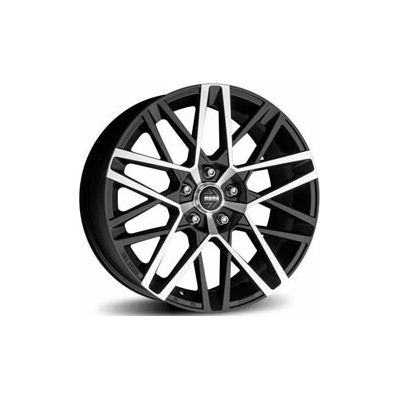 MOMO AVENGER 7x17 5x112 ET40 matt black polished