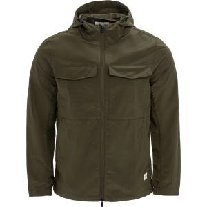 Firetrap Яке Firetrap Men's Windproof Hooded Long Sleeve Reflective Performance Training Jacket - Khaki