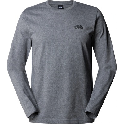 The North Face Мъжка блуза с дълъг ръкав The North Face L/S Simple Dome Tee Longsleeve - TNF Medium Grey Heather (216-4080-0313)
