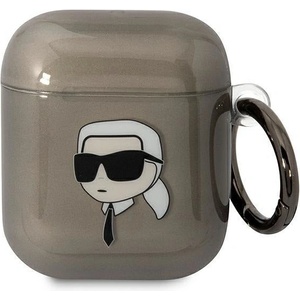 Karl Lagerfeld Кейс Karl Lagerfeld KLA2HNIKTCK за AirPods 1/2, черен / черен, Karl`s (3666339088019)