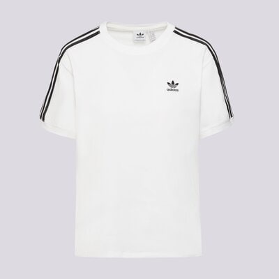 Adidas Тениска 3 Stripe Tee дамски Дрехи Тениски IR8051 Бял 36 (IR8051)