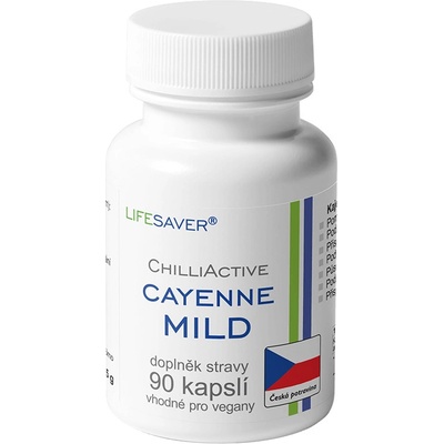 Lifesaver ChilliActive Cayenne Mild 90 kapslí