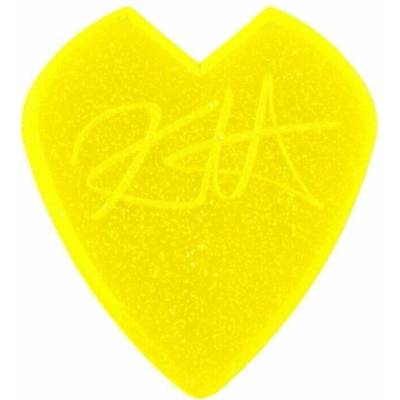 Dunlop 47RKH3NYS Kirk Hammett Yellow Sparkle Jazz III Trsátko / Brnkátko