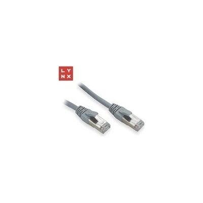 Lynx CS LX-FTP5E-0030-GREY FTP patch Cat5e PVC CCA 0,3m šedý 10ks
