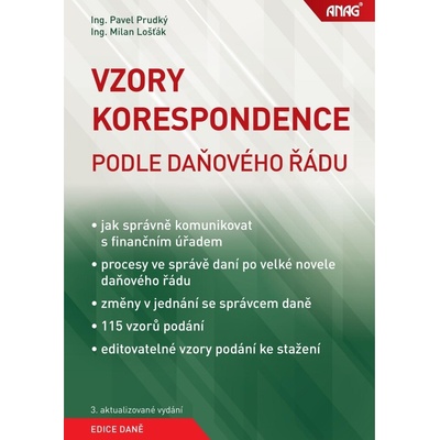 Vzory korespondence podle daňového řádu